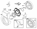 Blower Hsg FlywheelScreens Diagram and Parts List for 226432-0101-01  Briggs and Stratton Engine